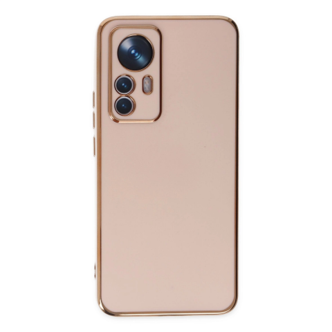 Xiaomi Mi 12t Pro Kılıf Volet Silikon - Pembe