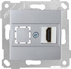 Mutlusan Rita Mek Tuş Data Priz i 1*Hdmı İnox 2200 457 0182