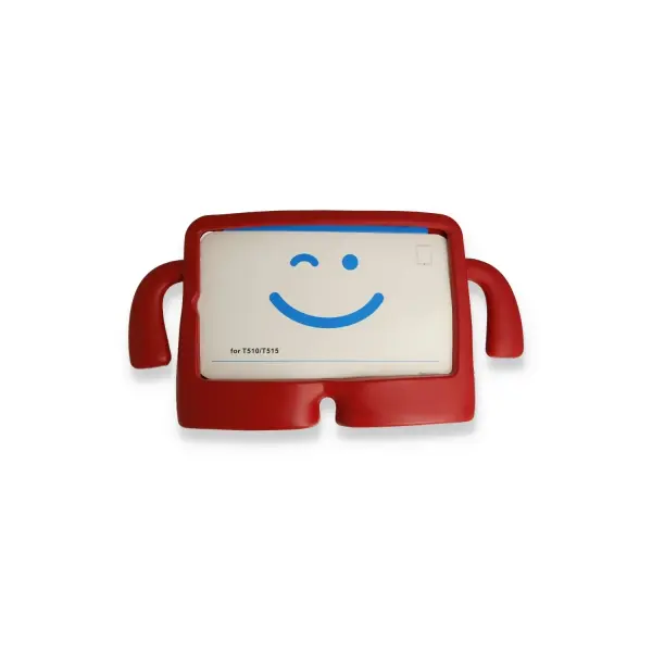 Apple iPad 2025 10.9 10.Nesil (A16) Kılıf Karakter Tablet Silikon - Kırmızı