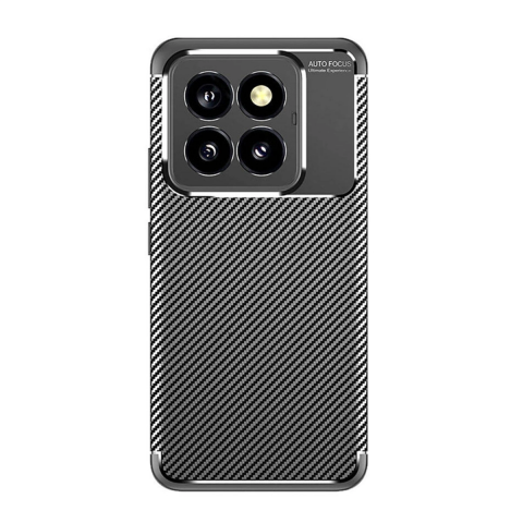Xiaomi Mi 14t Pro Kılıf Auto Focus Karbon Kapak - Siyah