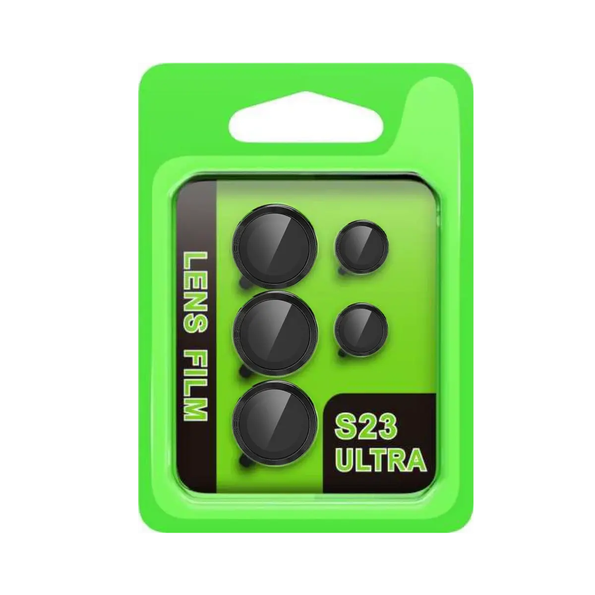Samsung Galaxy S23 Ultra Raze Metal Kamera Lens - Siyah