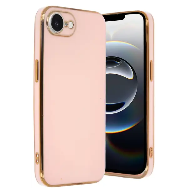 Apple iPhone 16E Kılıf Volet Silikon - Pembe