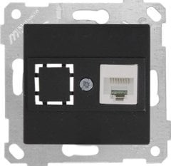 Mutlusan Rita Mek Tuş Data Priz i 1*Rj45 Cat 5 E  Siyah 2200 136 0184