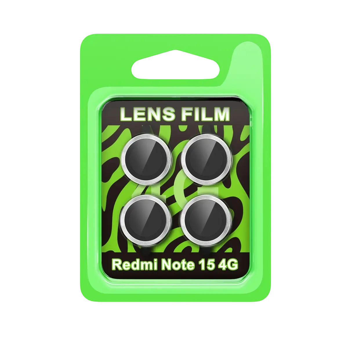 Xiaomi Redmi Note 15 4G Raze Metal Kamera Lens - Gümüş