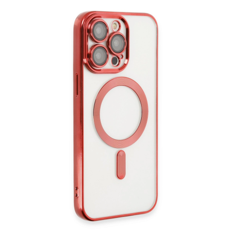 Apple İphone 15 Pro Max Kılıf Kross Magneticsafe Kapak - Kırmızı