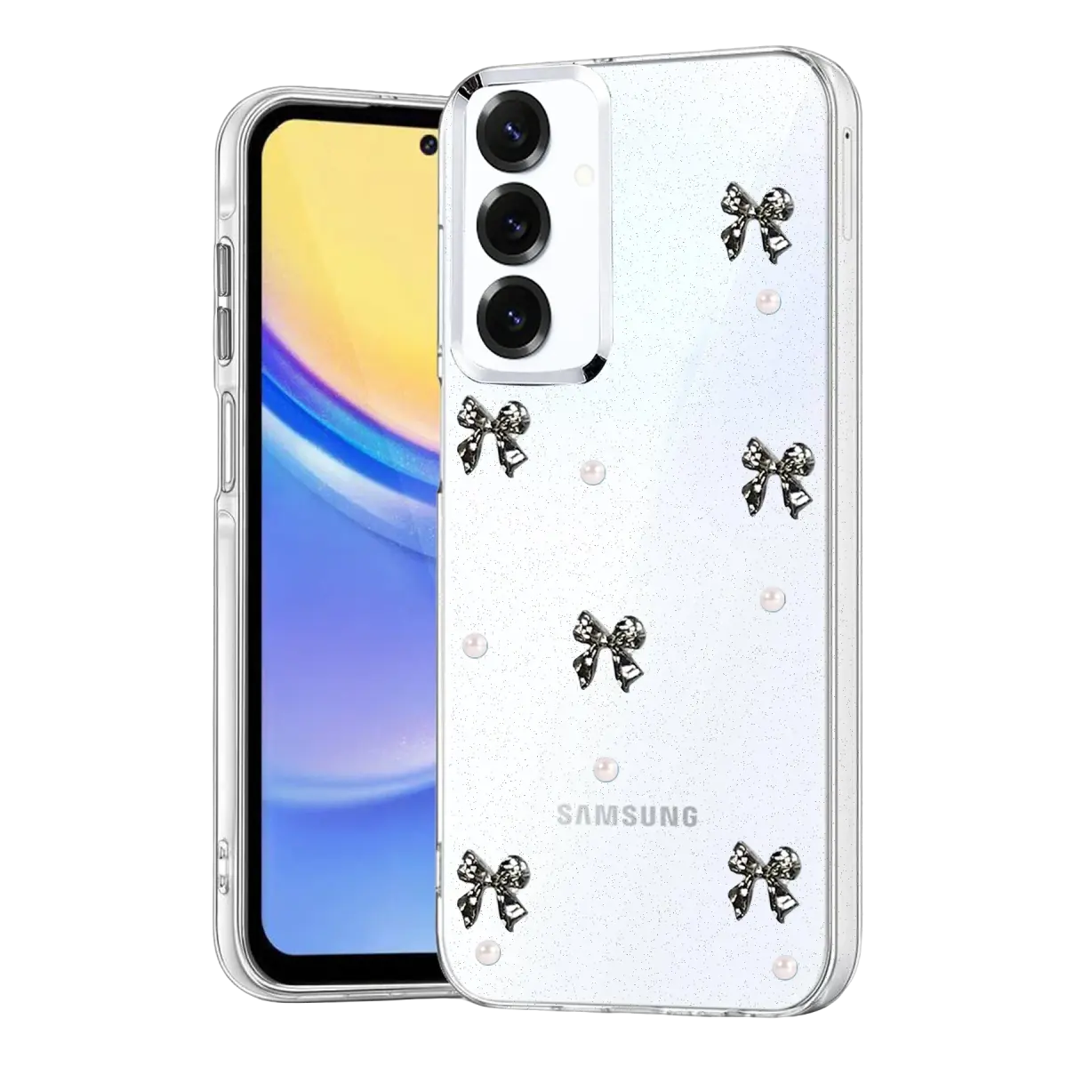 Samsung Galaxy A35 5G Fiyonk Desenli Kapak - Desen 8