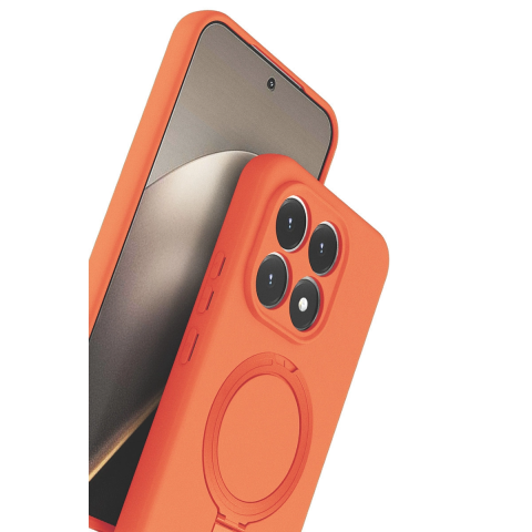 Xiaomi Mi 15t Regal Magsafe Standlı Kapak - Turuncu