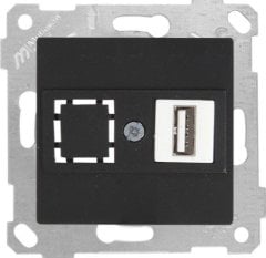 Mutlusan Rita Mek Tuş Data Priz i 1*Usb Siyah 2200 455 0184