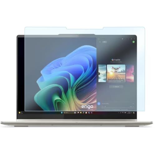 Lenovo Ideapad 5 Gen 9 14 İnç Uyumlu Ekran Koruyucu, 9H Temperli Kırılmaz Esnek Nano Cam, Çizilmeye ve Darbeye Dayanıklı, HD Şeffaf