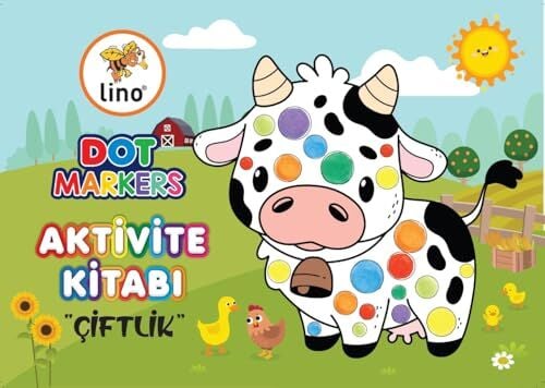 Kitabı Çiftlik Dot Markers Boyama
