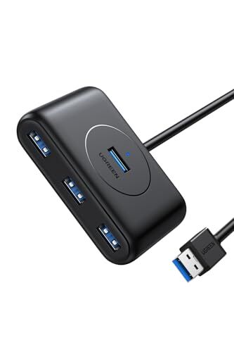 USB 3.0 4 Portlu Hub Çoklayıcı, Siyah, 50 CM