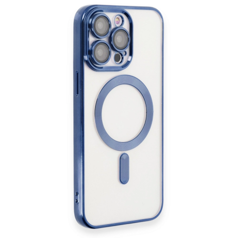 Apple İphone 15 Pro Max Kılıf Kross Magneticsafe Kapak - Lacivert