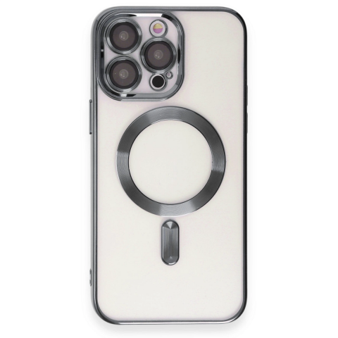 Apple İphone 15 Pro Max Kılıf Kross Magneticsafe Kapak - Titan Gri