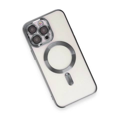 Apple İphone 15 Pro Max Kılıf Kross Magneticsafe Kapak - Titan Gri