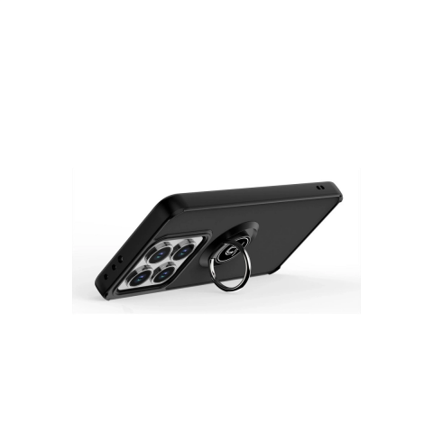 Xiaomi Mi 14t Pro Kılıf Montreal Yüzüklü Silikon Kapak - Kırmızı