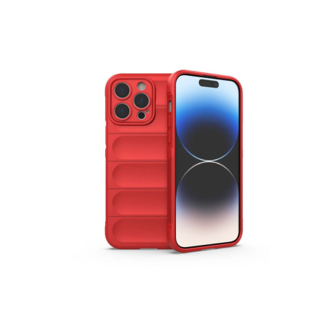 Apple İphone 16 Pro Kılıf Optimum Silikon - Kırmızı
