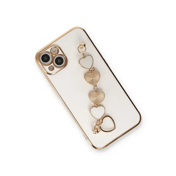 Apple iPhone 14 Kılıf Esila Silikon - Beyaz