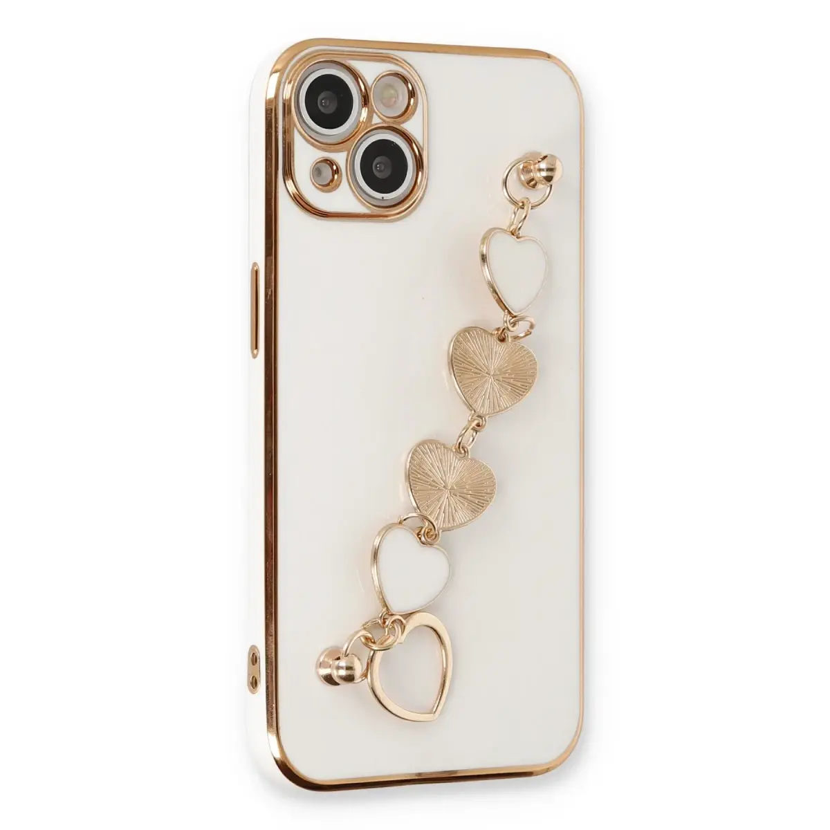 Apple iPhone 14 Kılıf Esila Silikon - Beyaz