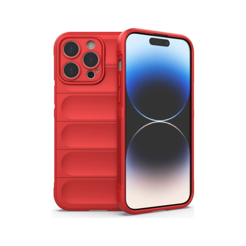 Apple İphone 16 Pro Max Kılıf Optimum Silikon - Kırmızı