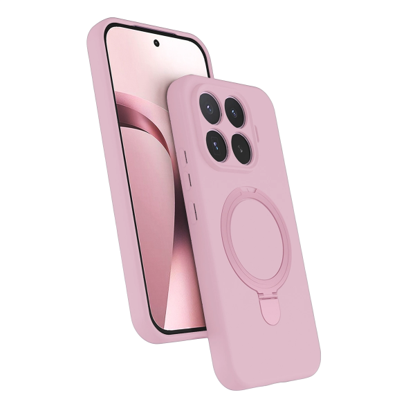 Newface Xiaomi Mi 17t Pro Regal Magsafe Standlı Kapak - Açık Pembe