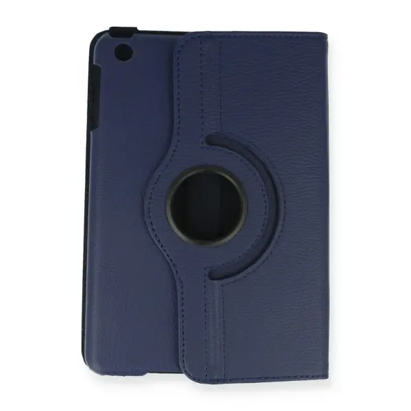 Apple iPad Mini 1 Kılıf 360 Tablet Deri Kılıf - Lacivert
