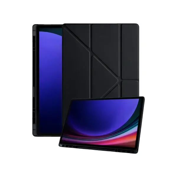 Samsung Galaxy Tab A11 Plus Kalemlikli Mars Tablet Kılıfı - Siyah