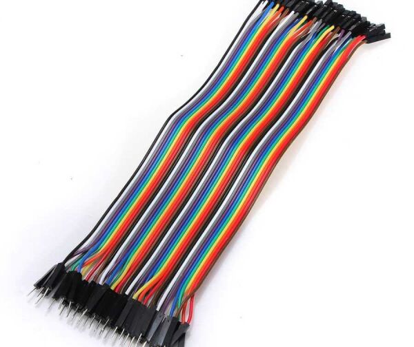 40 Adet Erkek-Dişi Jumper Kablo, 10 Cm