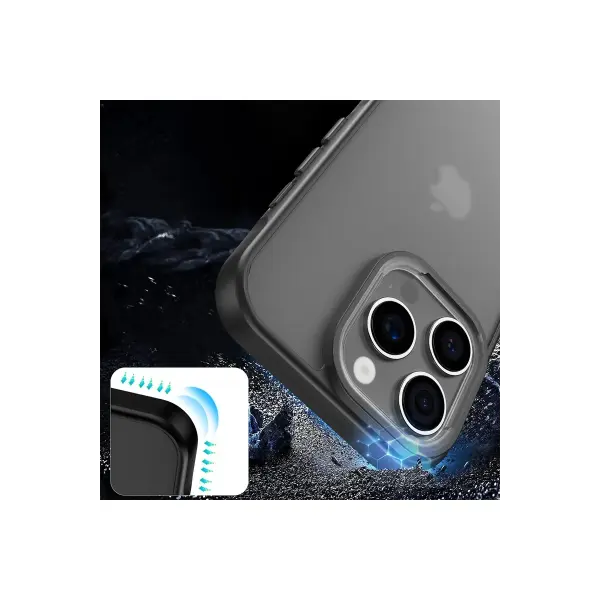 Apple iPhone 16 Pro Kılıf Elegant Kapak - Pudra