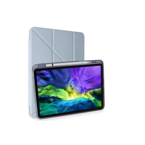 Apple İpad Air 4 10.9 Kılıf Kalemlikli Mars Tablet Kılıfı - Mavi