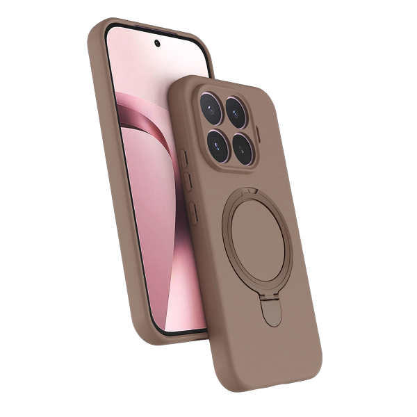 Newface Xiaomi Mi 17t Pro Regal Magsafe Standlı Kapak - Çöl Titanyum