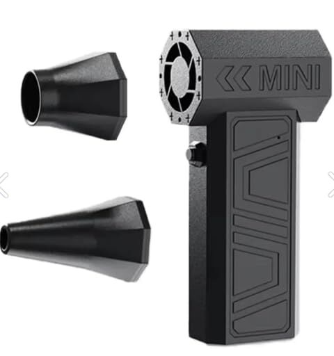 Mini Turbo Jet Fan, 130000rpm Yüksek Hızlı Güçlü Jet Fan Üfleyici, 2 Adet Başlık