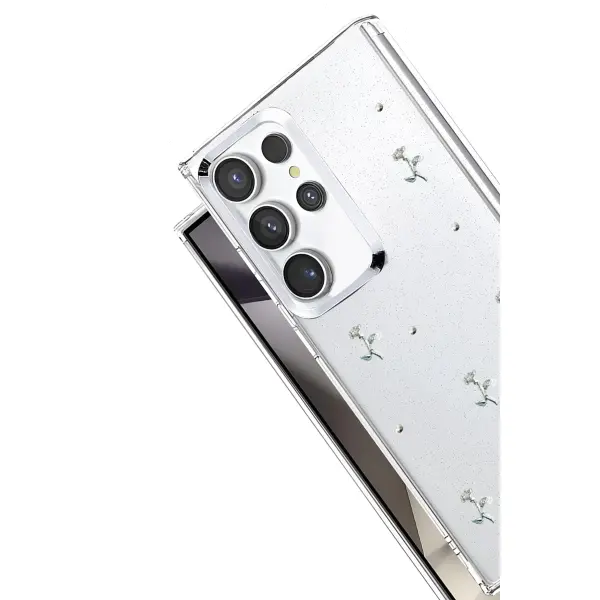 Samsung Galaxy S24 Ultra Fiyonk Desenli Kapak - Desen 4