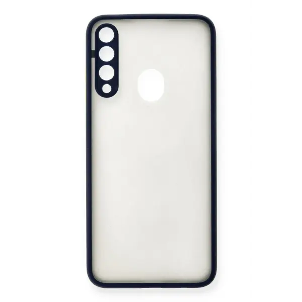Huawei Y6P Kılıf Montreal Silikon Kapak - Lacivert