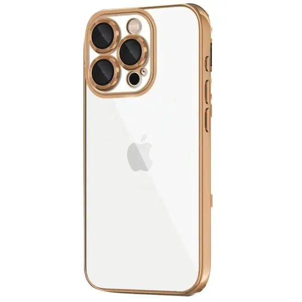 Apple iPhone 16 Pro Kılıf Razer Lensli Silikon - Desert