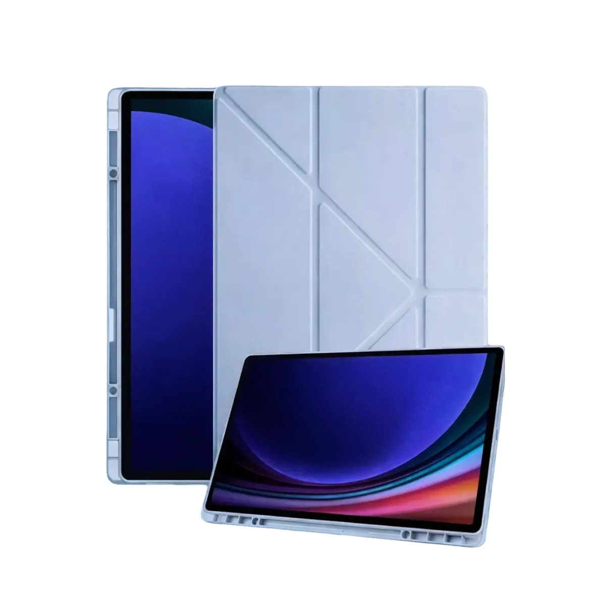 Samsung Galaxy Tab A11 Kalemlikli Mars Tablet Kılıfı - Mavi