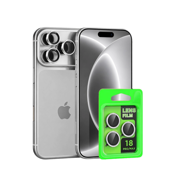 Newface Apple İphone 18 Pro Raze Metal Kamera Lens - Gümüş