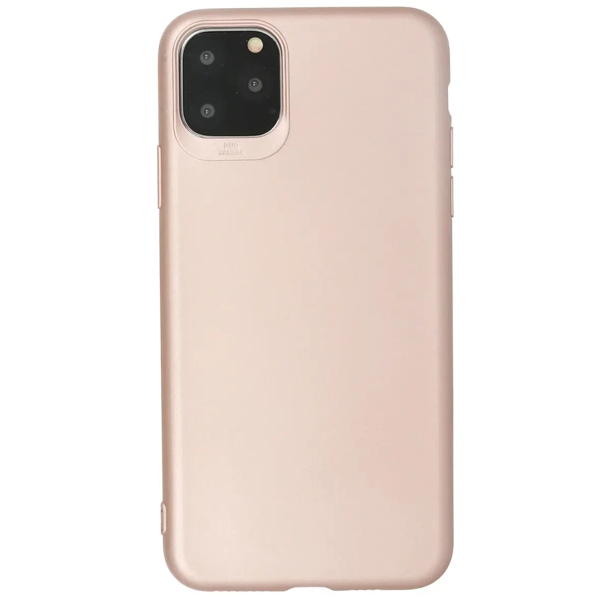 Apple iPhone 11 Pro Max Kılıf First Silikon - Rose Gold