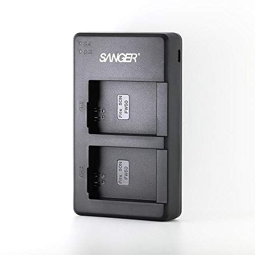 Sony Uyumlu NP-FW50 için Çiftli USB Şarj Cihazı