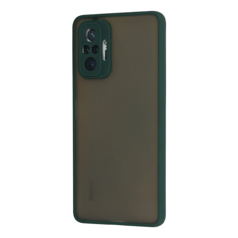 Xiaomi Redmi Note 10 Pro Kılıf Montreal Silikon Kapak - Yeşil