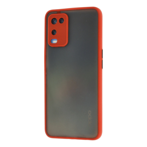 Oppo A54 4g Kılıf Montreal Silikon Kapak - Kırmızı