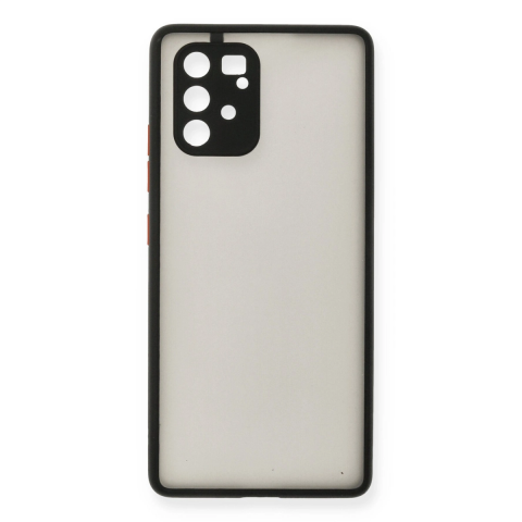 Samsung Galaxy A91 / S10 Lite Kılıf Montreal Silikon Kapak - Siyah