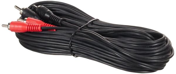 2RCA - 2RCA Siyah 10m Kablo
