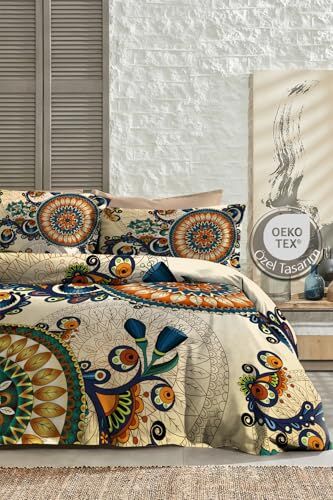Nevresim Takımı, %100 Pamuk Saten Çift Kişilik Authentic, MONOHOME40253
