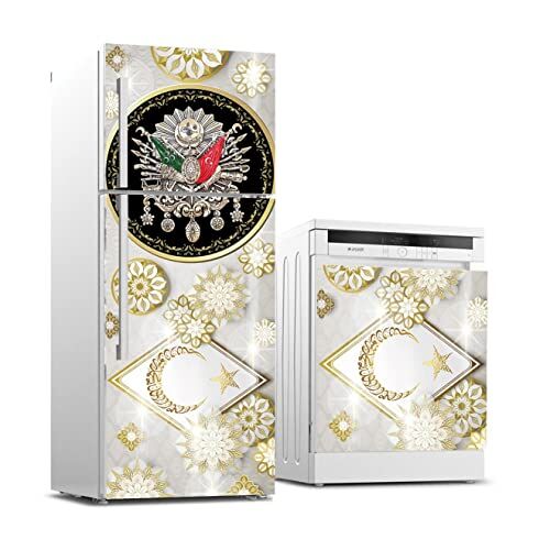 Buzdolabı ve Bulaşık Makinesi Beyaz Eşya Sticker Kaplama, Osmanlı Arması