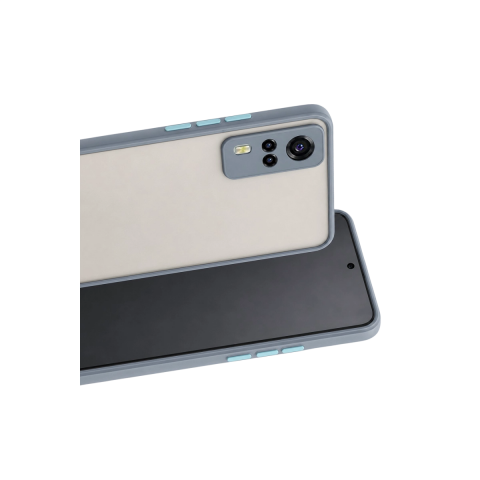 Vivo Y53s Kılıf Montreal Silikon Kapak - Gri