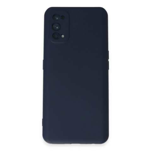 Realme 7 Pro Kılıf Nano İçi Kadife Silikon - Lacivert
