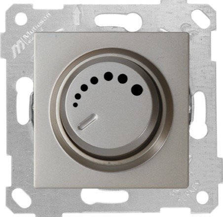 Mutlusan Rita Mek Tuş Rl Işıklı Dimmer 1000W Titanyum 2200 444 0283