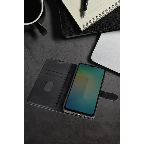 Samsung Galaxy A16 5G Kılıf Trend S Plus Kapaklı Kılıf - Lacivert