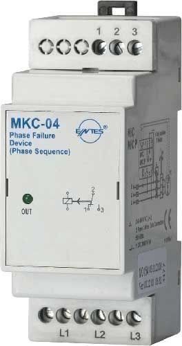 Entes MKC-04-220-230VAC Motor (Faz) Koruma Rölesi