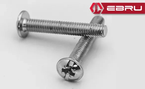 Yuvarlak Yıldız Başlı Rysb Kulp Vidası, Civata M4x10 - 50 Adet
